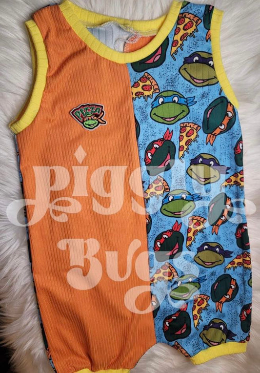 Turtle Pizza Romper